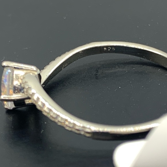 Fragrant Jewels Sterling Silver Ring w Aurora Borealas Crystal - Picture 7 of 13